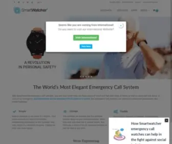 Smartwatcher.com(The World's Most Elegant Emergency Call System) Screenshot