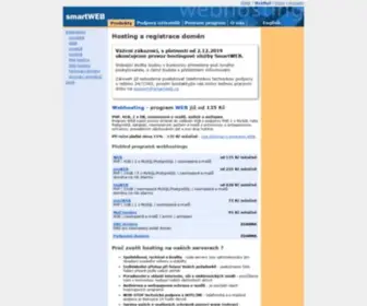 Smartweb.cz(Registrace domén) Screenshot