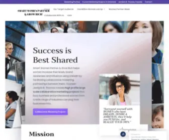 Smartwomenpartner.com(Smart Women Partner & Grow Rich) Screenshot