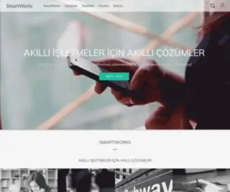 Smartworks.com.tr(Akıllı İşletmeler İçin Akıllı Çözümleri) Screenshot
