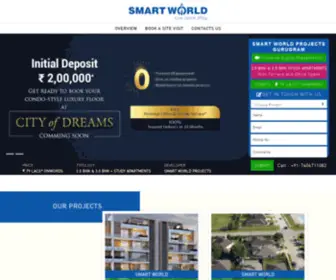 SmartWorld-Gurugram.com(Smart World Projects) Screenshot