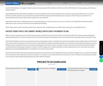 SmartWorldsales.com(Smart World Developers Sector 61 Gurgaon) Screenshot