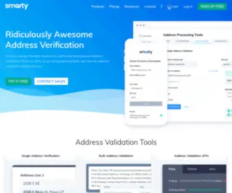 Smarty.com(USPS & International Address Verification) Screenshot