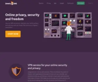 Smartydns.com(Online privacy) Screenshot