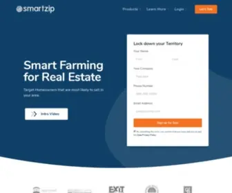 Smartzip.com(Predictive Marketing for Real Estate and Lending) Screenshot
