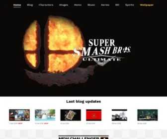 Smashbros-Ultimate.com(Super Smash Bros) Screenshot