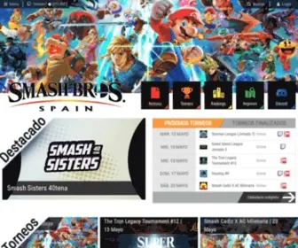 Smashbrosspain.com(Comunidad Española de Super Smash Bros) Screenshot