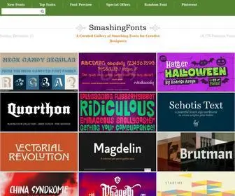 Smashingfonts.com(Smashing Fonts) Screenshot