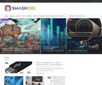 Smashoid.com(Get Paid to Write) Screenshot
