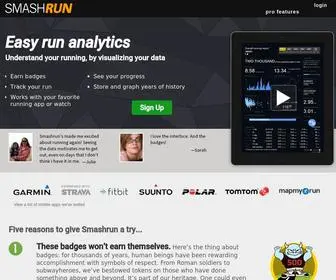 Smashrun.com(Visualize your training by tracking your runs. Smashrun) Screenshot