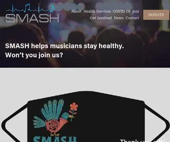 Smashseattle.org(Smash helps local musicians stay healthy by providing access to free and low) Screenshot