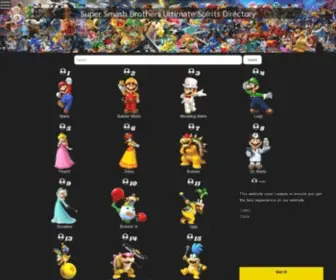 Smashultimatespirits.com(Smash Ultimate Spirits) Screenshot