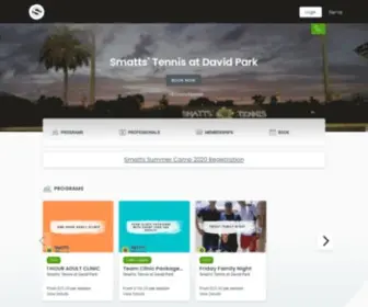 Smattstennis.com(Smatts' Tennis at David Park) Screenshot