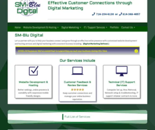SMblu.com(SM-Blu Digital) Screenshot
