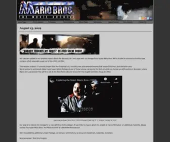SMbmovie.com(Super Mario Bros) Screenshot