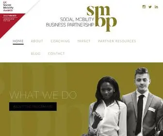 SMBP.org.uk(Social Mobility Business Partnership) Screenshot