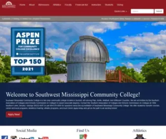 SMCC.edu(Southwest Mississippi Community College) Screenshot