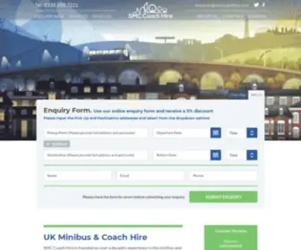 SMccoachhire.com(SMC Coach Hire Serving Passengers Across the UK) Screenshot