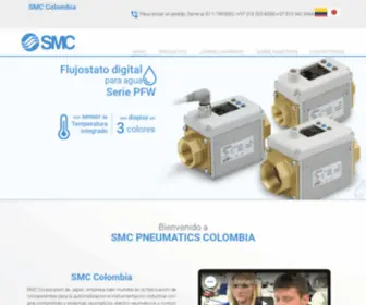 SMC.com.co(Soluciones Eficientes para la Automatización Industrial) Screenshot