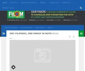 SMcfilipino.com(Strengthening the faith of the OFW through prayer and action) Screenshot