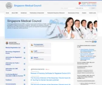 SMC.gov.sg(SMC) Screenshot