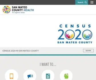 SMchealth.org(San Mateo County Health) Screenshot