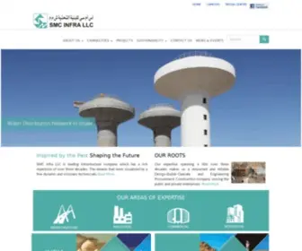 Smcinfraoman.com(SMC Infra LLC) Screenshot