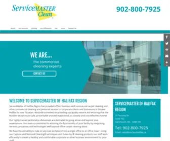 SMcleanhalifax.ca(ServiceMaster of Halifax Region) Screenshot