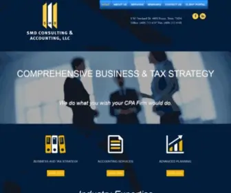 Smdaccounting.com(Business Consultants Frisco TX) Screenshot