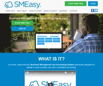 Smeasy.co.za(Business Management & Accounting Made Easy) Screenshot