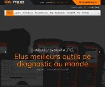 Smeb.fr(SMEB PROCYON est le leader en FRANCE dans le distribution d'outils de diagnostic automobile) Screenshot