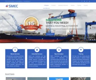 Smecautomation.com(SMEClabs Marine Industrial NDT training) Screenshot