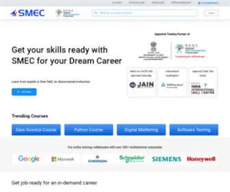 Smeclabs.com(Best Training Courses Internship Provider India) Screenshot