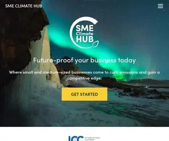 Smeclimatehub.org(SME Climate hub) Screenshot