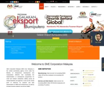 Smecorp.gov.my(Sme corp. malaysia) Screenshot