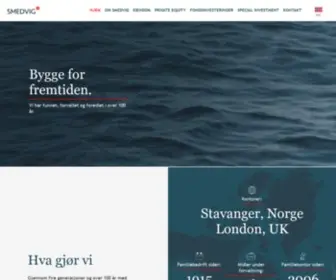 Smedvig.no(Hjem) Screenshot