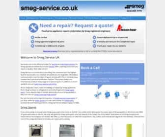 Smeg-Service.co.uk(Smeg Service UK) Screenshot