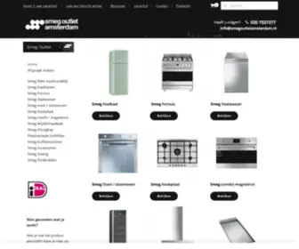 Smegoutletamsterdam.nl(Smeg Outlet Amsterdam) Screenshot