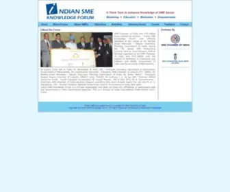 Smeknowledgeforum.com(Indian SME Knowledge Forum) Screenshot