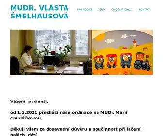 Smelhausova.cz(Mudr. Vlasta Šmelhausová) Screenshot