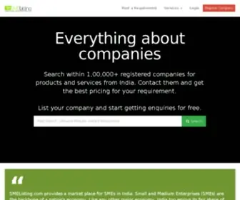 Smelisting.com(Business Directory India & Indian Exporters Directory) Screenshot