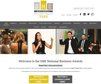 Smenationalbusinessawards.co.uk(National Business Awards for Small and Medium Businesses) Screenshot