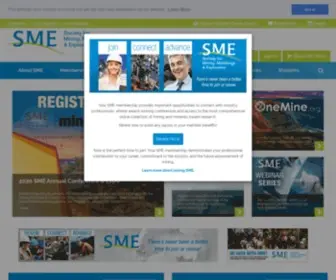 Smenet.org(Mining Metallurgy and Exploration) Screenshot