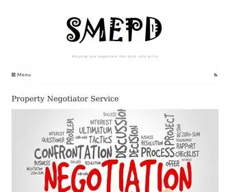 Smepd.org(Your Local Property Negotiator Service for Buyers and Sellers) Screenshot