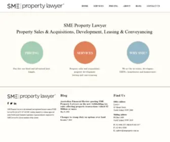 Smepropertylawyer.com.au(Sydney solicitor specialising in property) Screenshot