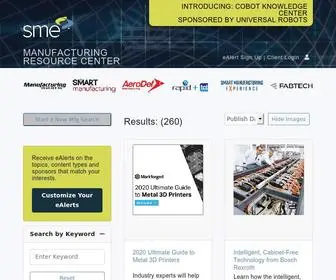 Smeresources.org(SME Manufacturing Tech Hub) Screenshot