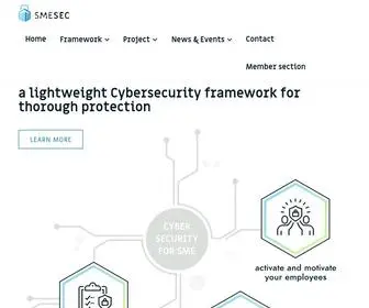 Smesec.eu(Cybersecurity for SMEs) Screenshot