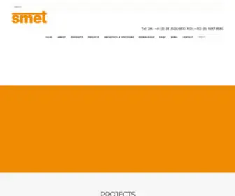 Smetbuildingproducts.com(SMET Innovative Supplier of Floor Screed and Compounds) Screenshot