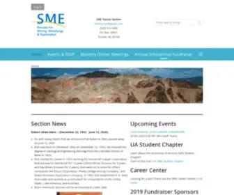 Smetucson.org(SME Tucson Section) Screenshot