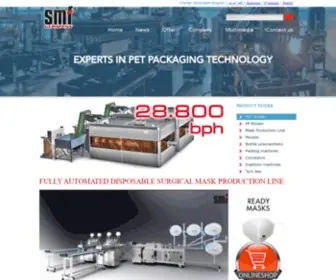 SMFGMBH.com(PET Bottle Blowing Machines) Screenshot